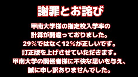 訂正前動画【一般入試入学率関西学院大学】関西私大・指定校推薦学院大学ランキング・2022年度入学者最新版【関関同立産近甲龍外外経工摂神