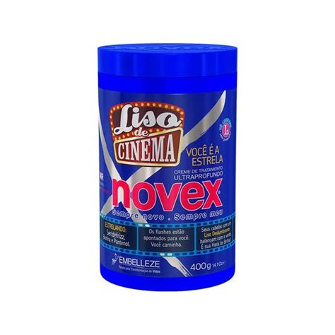 Kit Und Creme De Tratamento Novex Liso Cinema G M Scara Capilar