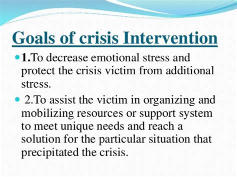 Crisis Intervention