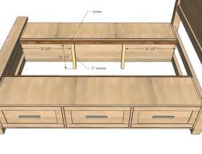 King Size Bed Frame Plans With Storage - WoodWorking Projects & Plans