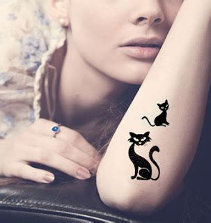 Free Amazing Styles Pussy Cat Tattoo Design Idea Images Pictures