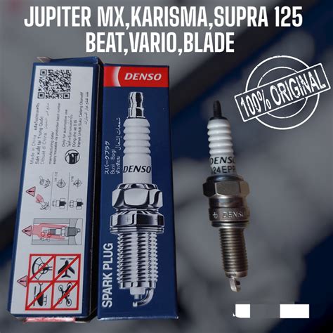 Busi Spark Plug U24EPR9 Denso Karisma Supra 125 Beat Vario Jupiter Mx