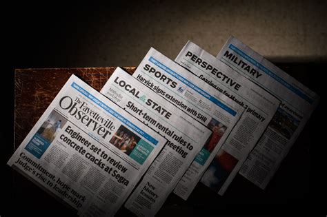 Stay Informed About Local News And Community Events With The Fayetteville Observer Fayetteville North Carolina Daily Edition