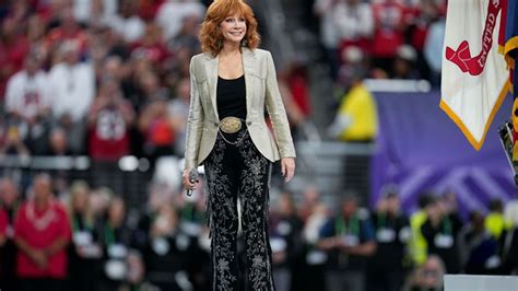 Reba McEntire Sings National Anthem At 2024 Super Bowl