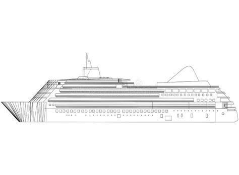 Cruise Ship Blueprint Stock Illustrations – 329 Cruise Ship Blueprint ...