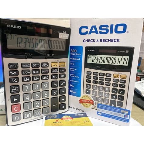 Máy Tính Tiền Casio DJ 240D Plus Chính Hãng Shopee Việt Nam