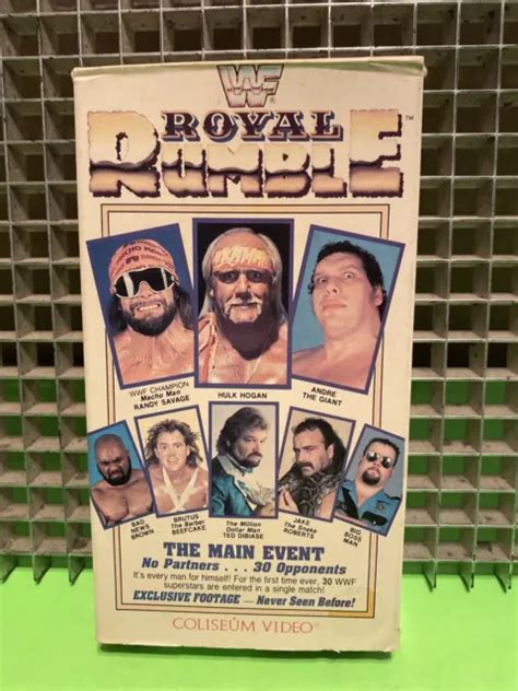 Wwf Royal Rumble Coliseum Video Vhs Wrestling Wwe Wcw Hulk Hogan