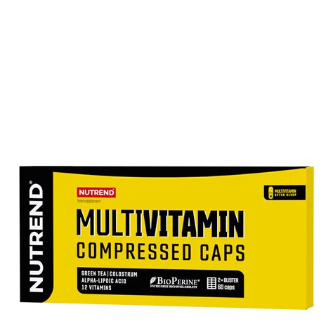 Nutrend Multivitamin Compressed 60 Capsules