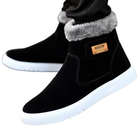 Winter Thick Men Suede Boots - Visible Variety