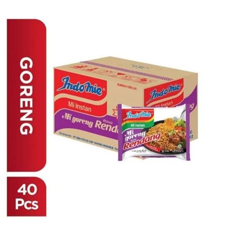 Jual Indomie Goreng Rendang Isi 40 Pcs Shopee Indonesia