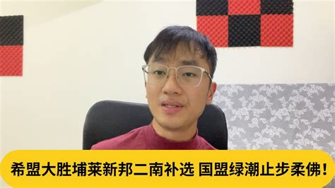 希盟大胜埔莱新邦二南补选，国盟绿潮止步柔佛！｜阿耀闲聊政治 Youtube