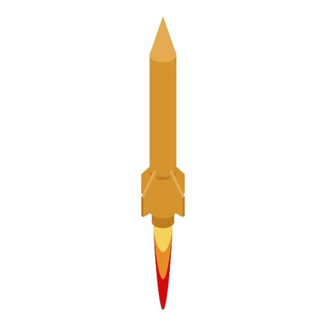 Premium Vector Plane Missile Icon Isometric Of Plane Missile Vector