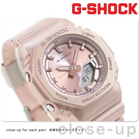 楽天市場gショック ジーショック G SHOCK クォーツ 電池式 GMA P2100ST 4A アナログデジタル レディース 腕時計