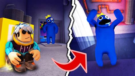 ¿qué Pasa Si Empujamos A Blue Al Agua En La Final El Juego Se Destruye Rainbow Friends 😱