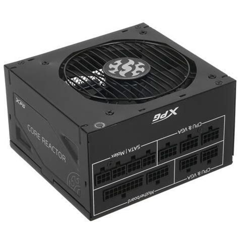 Блок питания A-Data XPG CORE REACTOR 850 (COREREACTOR850G-BKCEU) черный ...