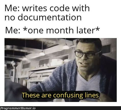 Did you document your code: well no but actually no. – ProgrammerHumor.io