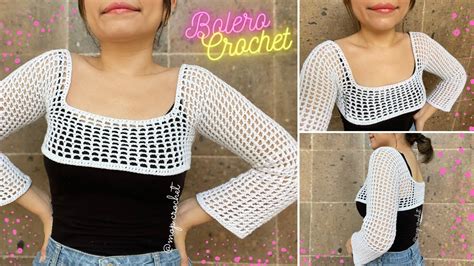 Bolero A Crochet Tutorial Diestra Youtube