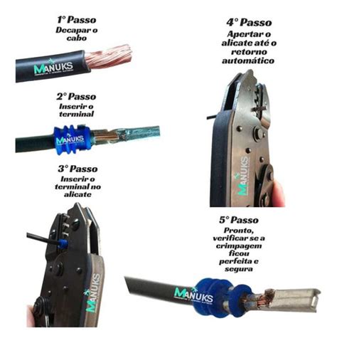 Alicate Crimpar Terminal Automotivo Faston Molex 0 1 Á 2 5mm