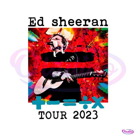 Ed Sheeran Concert The Mathematics Tour Png Download Oladino