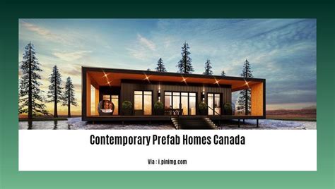 - Contemporary Prefab Homes Canada: A Paradigm Shift in Sustainable ...