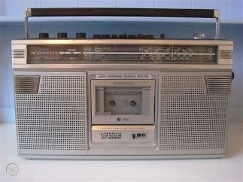 Sharp GF 6060 Part One Retro Radio Cassette NO PLAY Boombox