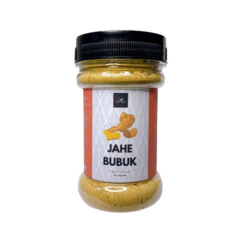 Jual Jahe Bubuk Ginger Powder Rempah Dapur Dan Bumbu Masak Botol