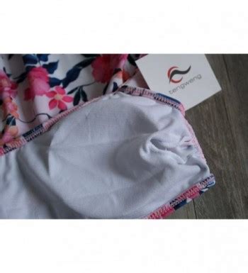 Women Sexy Two Piece Ruffled Off Shoulder Bikini Set High Waist Swimsuit Flower CL12O3V6Z1L