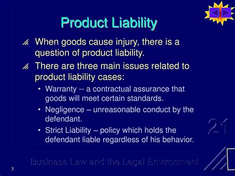 Chapter 21 Warranties And Product Liability Ppt Download