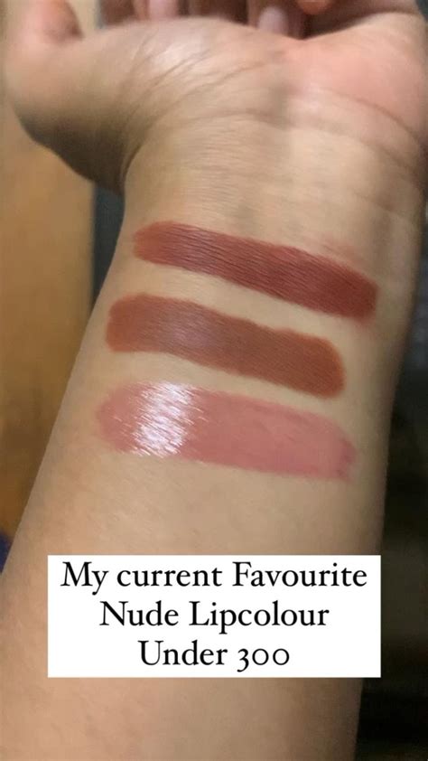 My Current Favourite Nude Lipcolours Under Rs Affordable