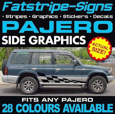 Mitsubishi Pajero Graphics Stripes Decals Stickers V V X V