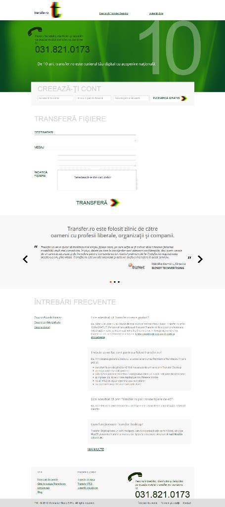 romanian digital courier transferro launches  version adhugger