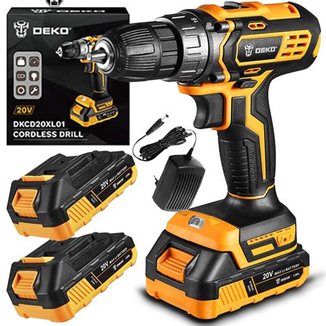 Deko Dkcd20Xl01-B5 Wiertarko - Wkrętarka Akumulatorowa 2X Aku - DEKO ...