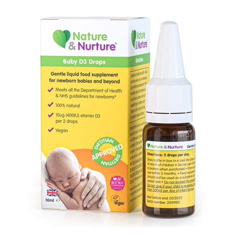 Nature & Nurture Baby D3 Drops - Nature & Nurture Vitamins