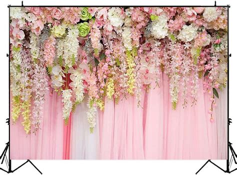 Amazon Pink Floral Photography Backdrop Wedding Bridal Shower