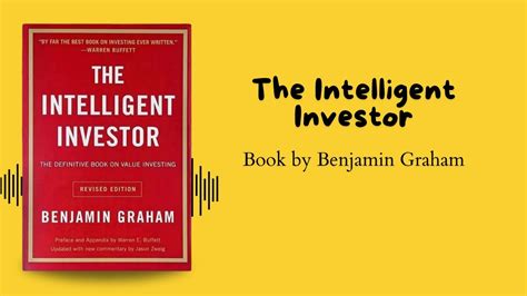 The Intelligent Investor Book Summary Key Lessons Strategies For