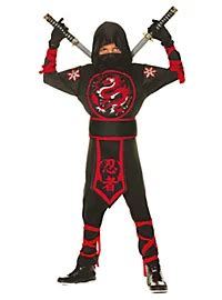 Drachen Ninja Kostüm für Kinder maskworld