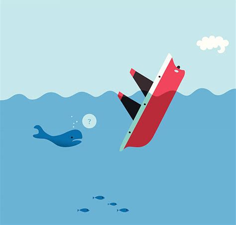 Royalty Free Sinking Ship Clip Art, Vector Images & Illustrations - iStock