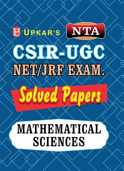 Buy Csir Ugc Net Jrf Exam Solved Papers Mathematical Sciences