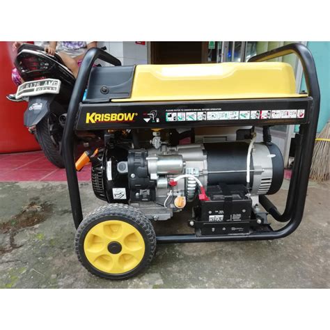 Jual GENSET BENSIN 8500W KRISBOW GENERATOR GASOLINE 8500WATT Shopee