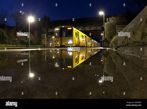 Merseyrail Class 507 Electric Train 507010 Calling At Wallasey Grove