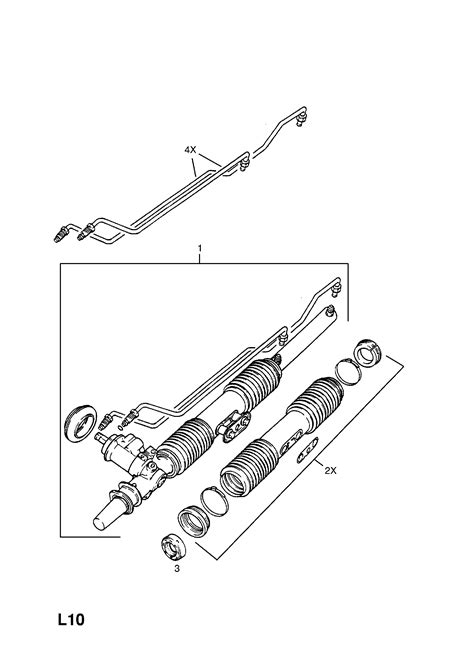 Opel ASTRA F Steering Gear Contd Opel EPC Online Nemigaparts