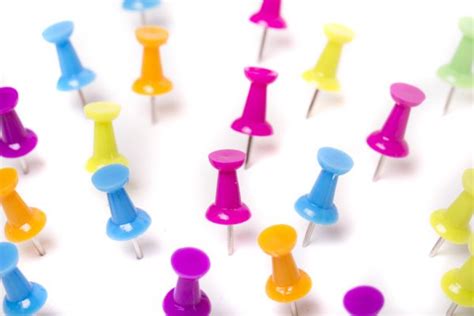 Colorful Push Pin Collection — Stock Photo © 3ddock 8497637