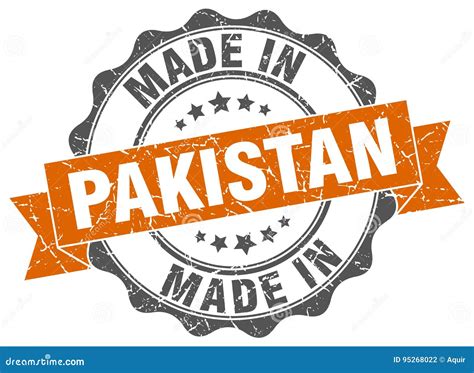 Made In Pakistan Stamp Logo Icon Symbol Design Seal National Product