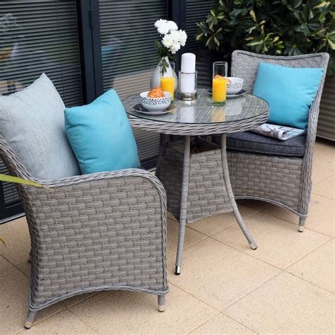 Supremo Amalfi Bistro Set Garden Furniture Tong Garden Centre