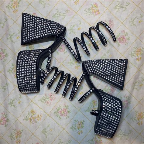 Naked Wolfe Women S Black Footwear Depop