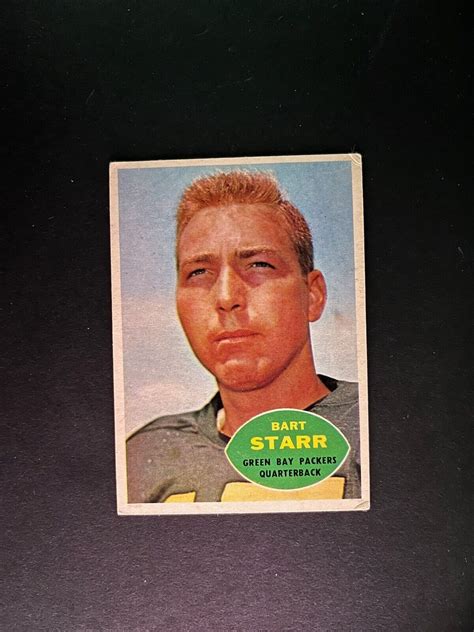 1960 Topps 51 Bart Starr QB GREEN BAY PACKERS HOF EBay