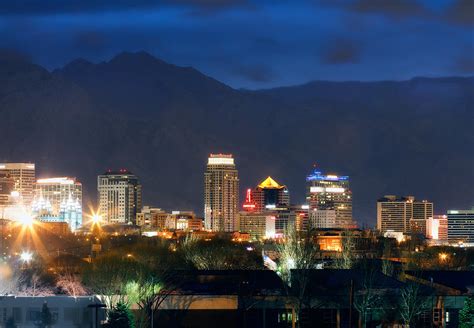 Salt Lake City Skyline Photograph by Douglas Pulsipher - Pixels