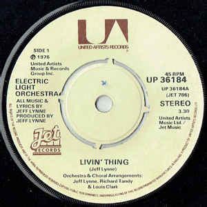 Electric Light Orchestra Livin Thing R F Rences Discogs