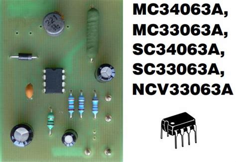 Mc 34063 микросхема схемы применения