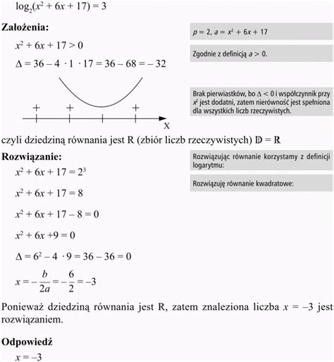 R Wnania Logarytmiczne Matematyka Opracowania Pl